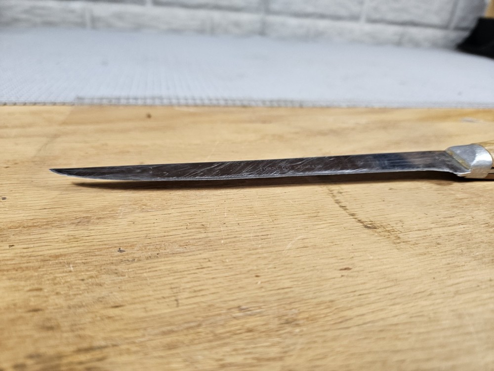 Queen Knife 6.5" Blade. Stag Handle.