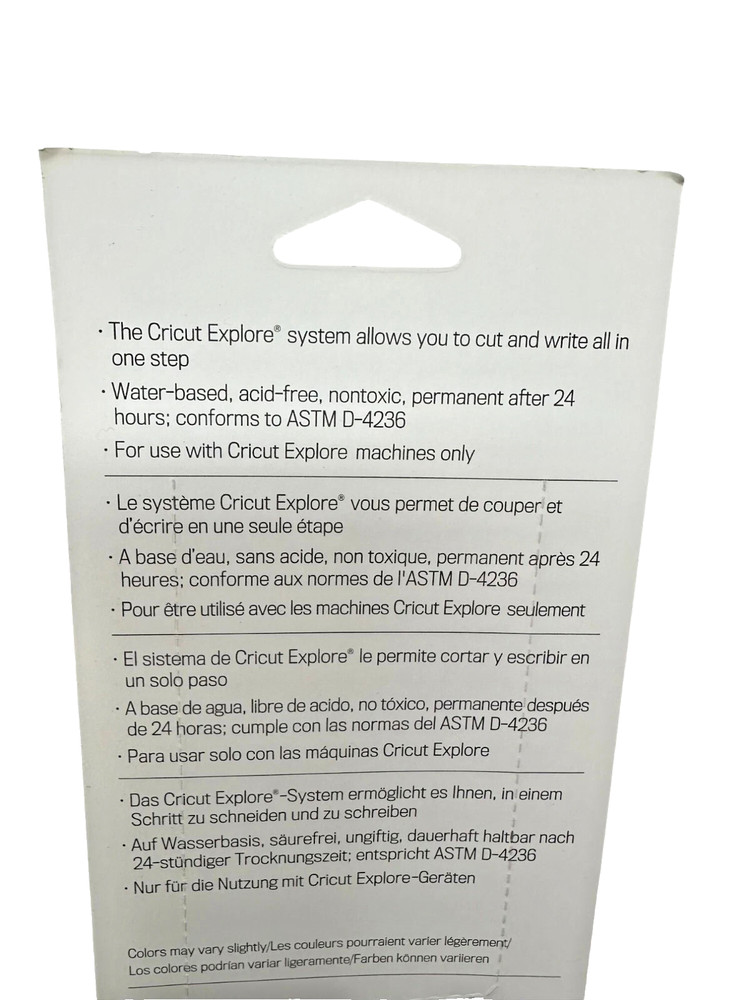 Cricut Explore Classic Pen Set Fine Point Multicolor Pack ( 2 pack )