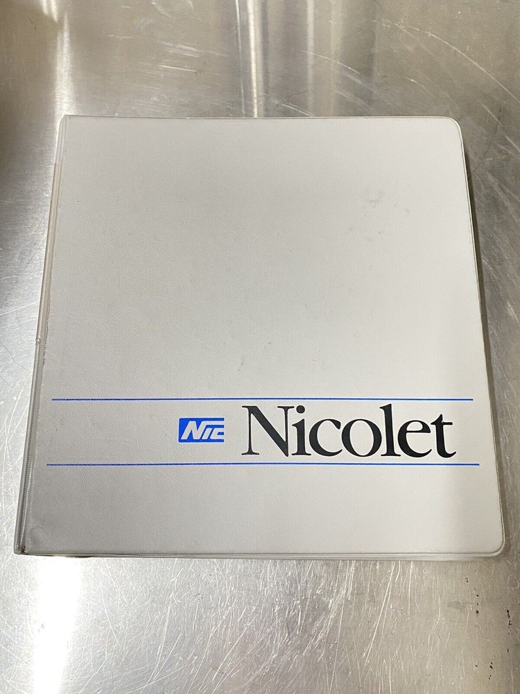Nic Nicolet DX Spectrometer -Users Guide / Manual / Instructions
