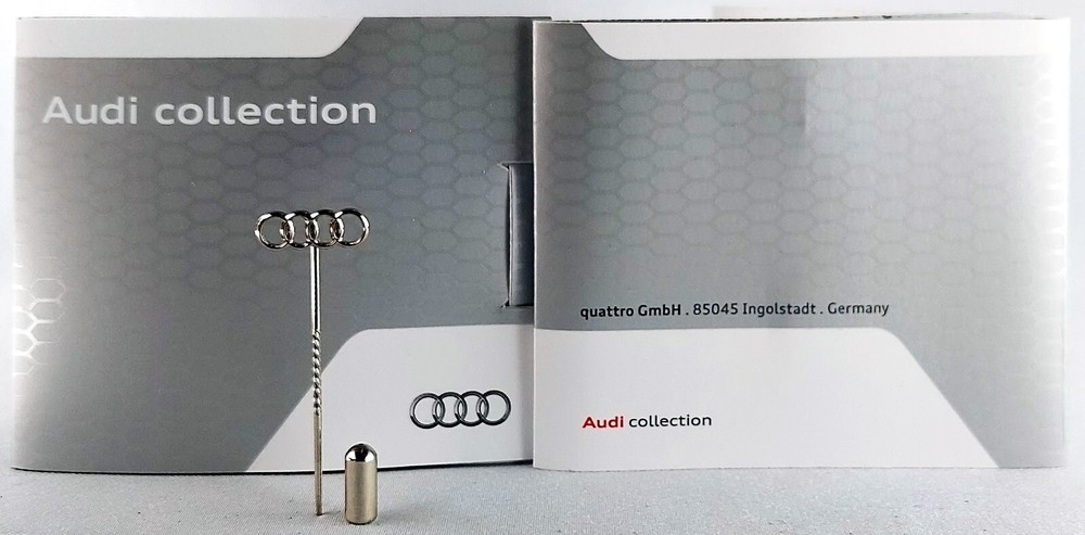 Audi Collection Pin - Pin 4 Rings in Original Folder