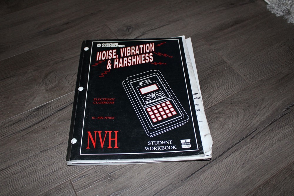 Mopar Noise, Vibration & Harshness training manual NVH 1997