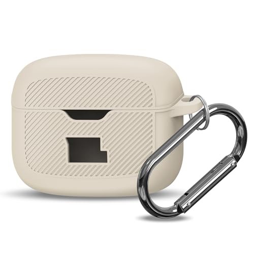 Silicone Case Compatible with JBL Tune Buds,Shock Proof Waterproof White