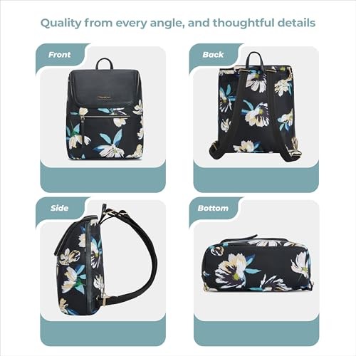 Anti-Theft Addison Backpack One Size Midnight Floral