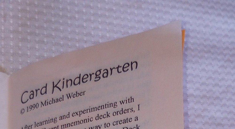 Michael Weber Lecture Notes Card Magic Incredibly Difficult Things Made Easier