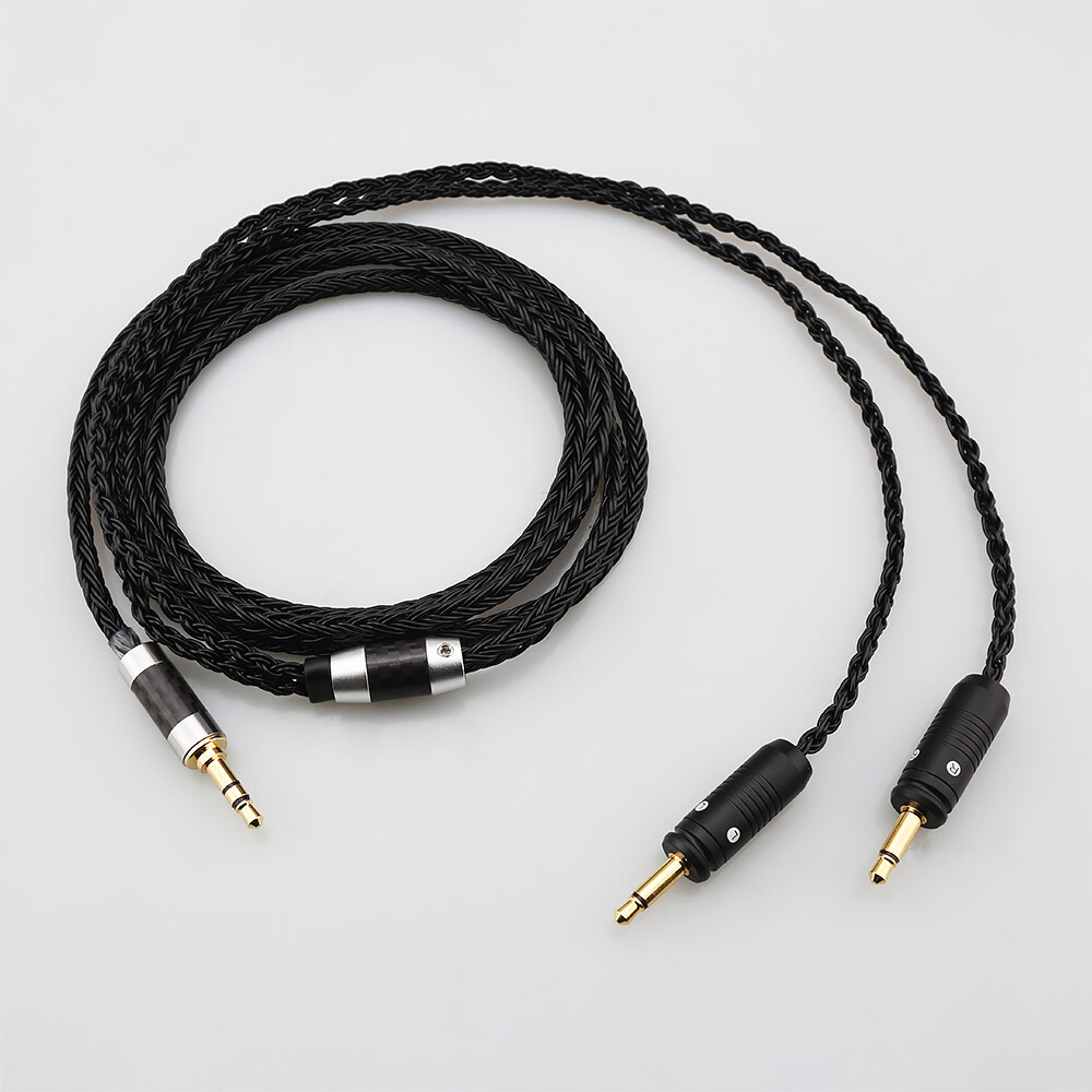 Silver Plated Headphone Cable For Clear Celestee NEW Focal ELEAR French Utopia