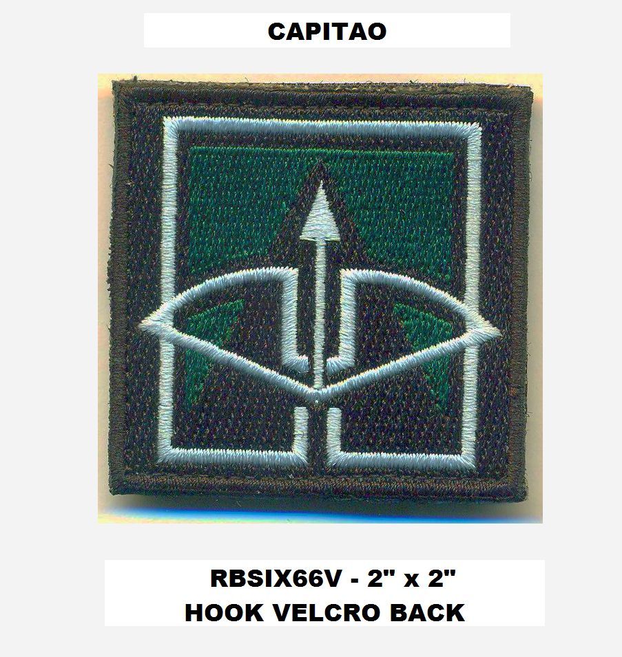 RAINBOW SIX - CAPITAO - HOOK BACK PATCH - 2" - RBSIX66V