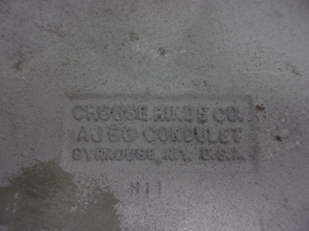 CROUSE HINDS AJ56 CIRCUIT BREAKING BACK BOX, 0567C