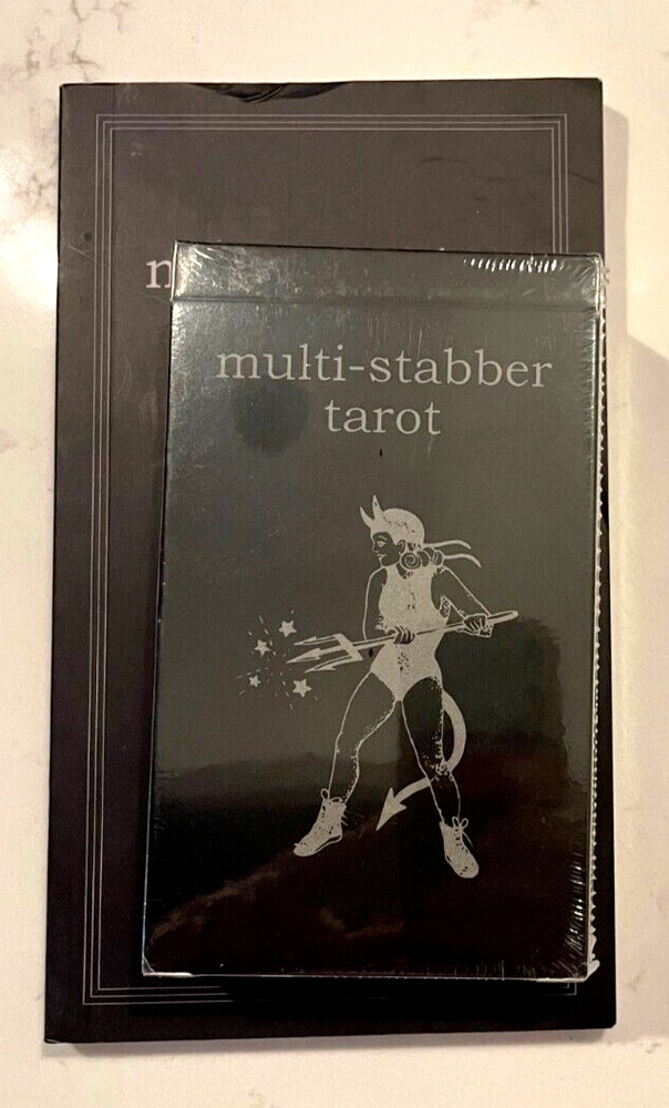 Multi-stabber Tattoo Collaborative Tarot Deck Kickstarter w/Book Sealed 78 Cards