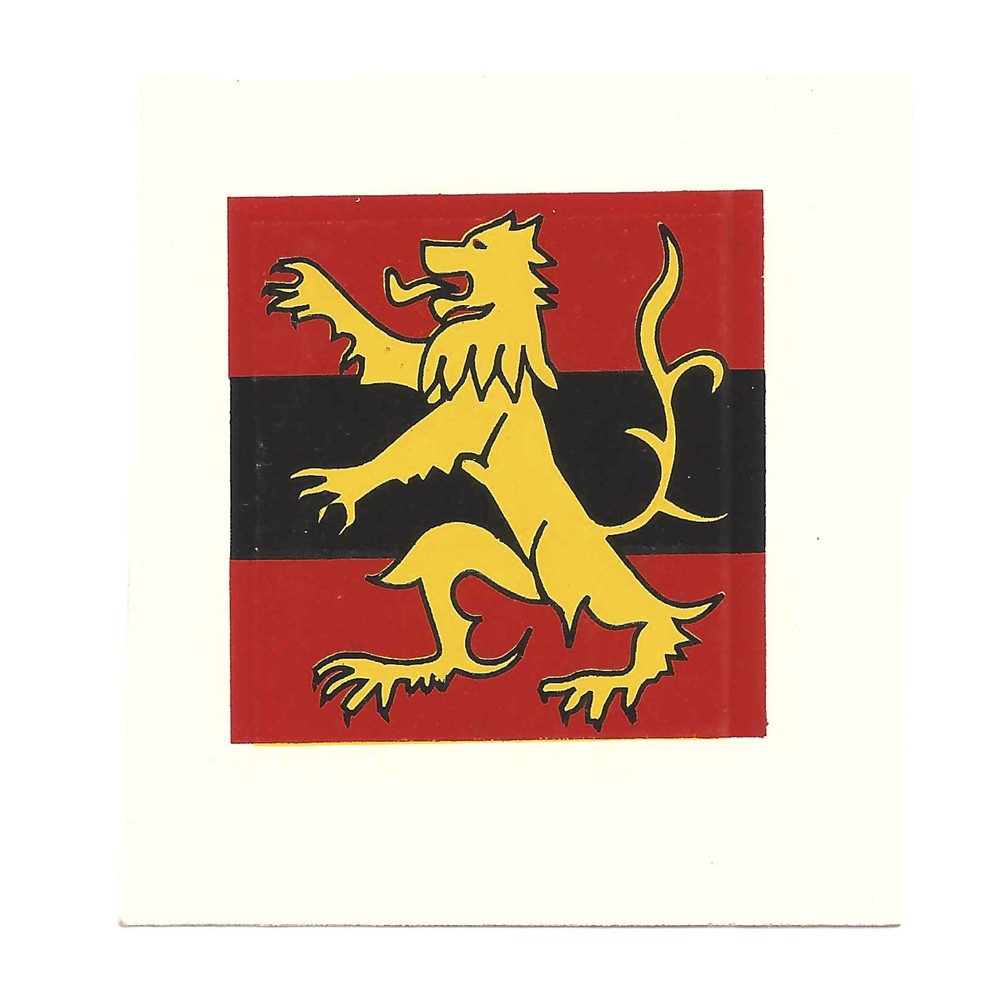 British WWII Unit Helmet Decal: HQ Scottish Command