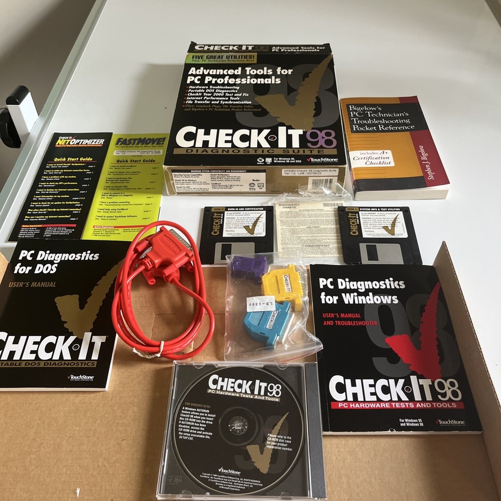 Check It 98 Professional PC Software for windows 95/98