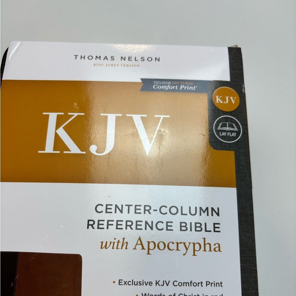 KJV Thomas Nelson Center-Column Reference bible with Apocrypha