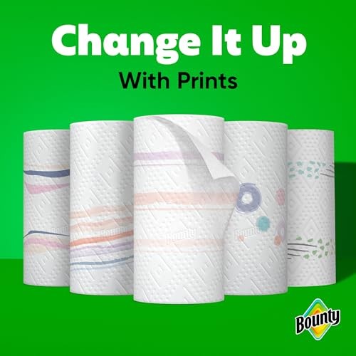 Bounty Select-A-Size Paper Towels, Prints, 2 2 Rolls (123 Sheets), Prints