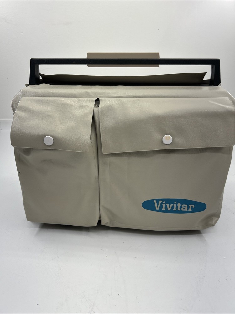 VTG Vivitar Dual 8 Projector Model 733A Projector with Hard Case, Soft Case