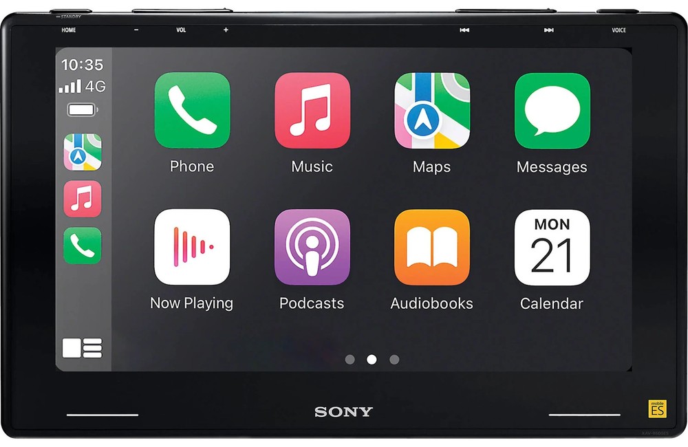 Sony XAV-9500ES 10.1" Wireless CarPlay & Android Auto Floating Single-DIN Stereo