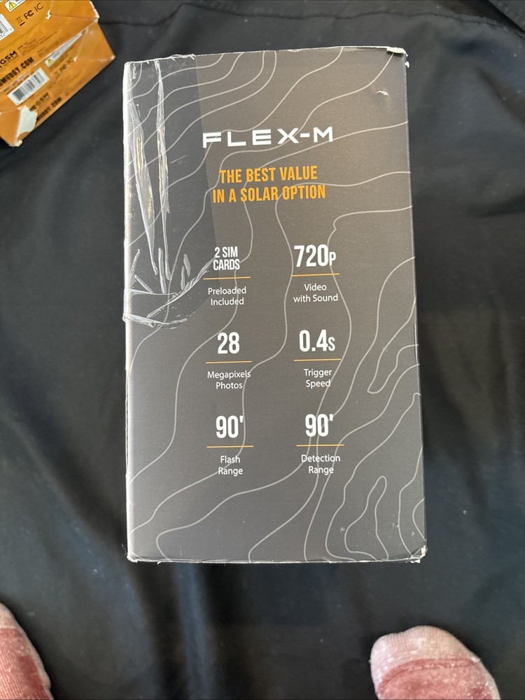 SPYPOINT Flex-M Cellular Trial Camera Solar Bundle (FLEX-M-SOLAR-BUNDLE Open Box