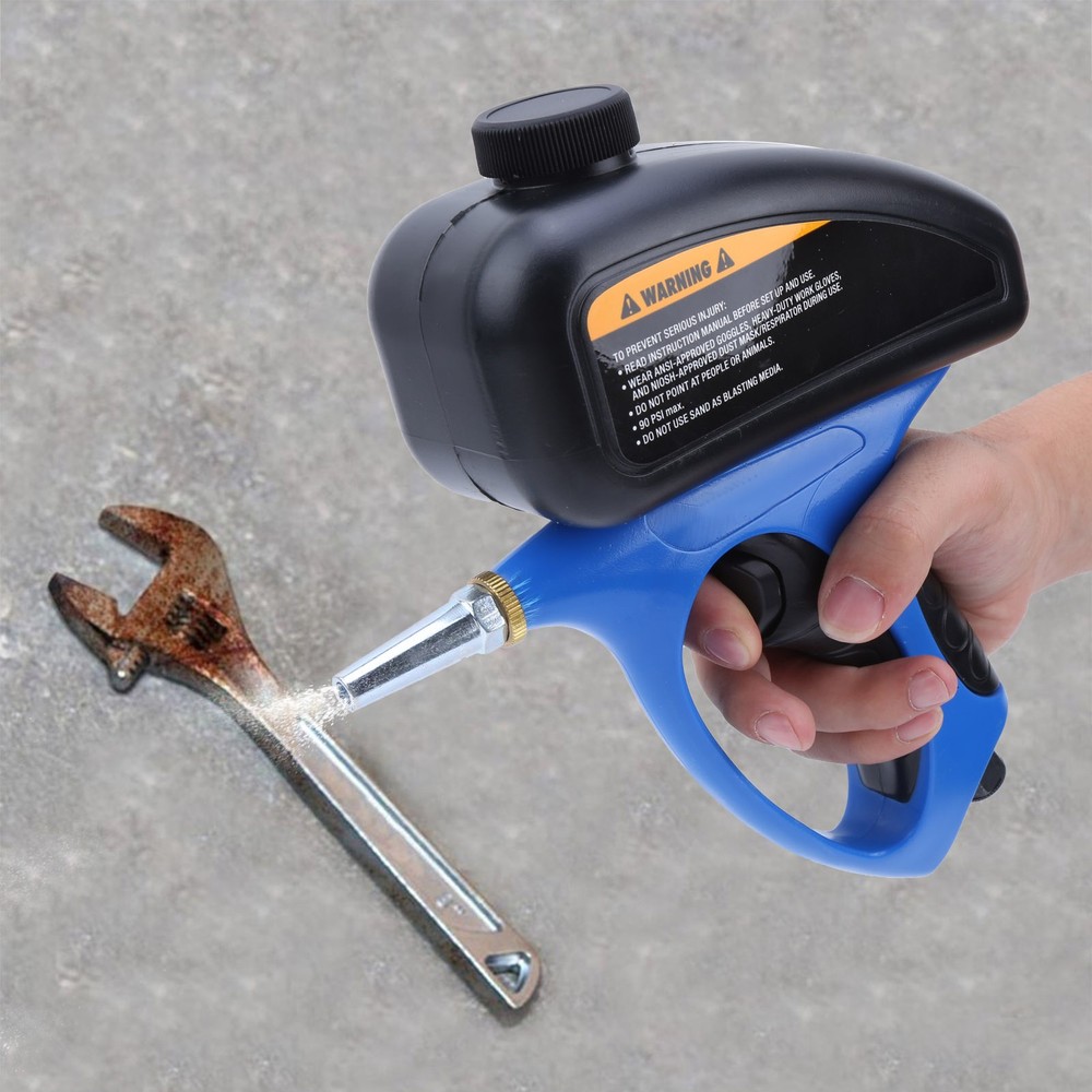 Sand Blaster Small Nozzle Pneumatic Sandblasting Glass Anti Rust