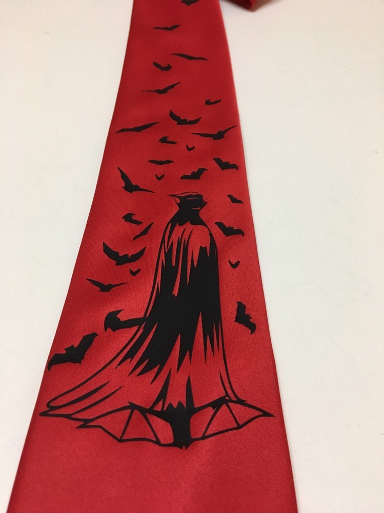 Bats Red Necktie, Cool and Unique