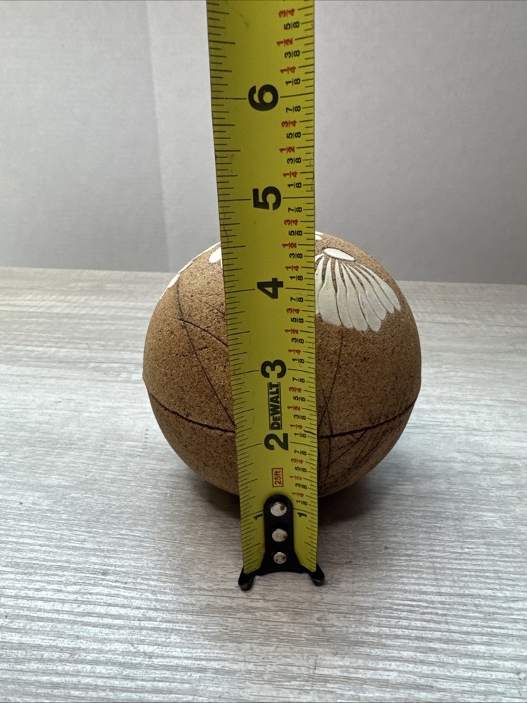 PAUL GOODERHAM STUDIO POTTERY Lidded ball / globe JAR Signed