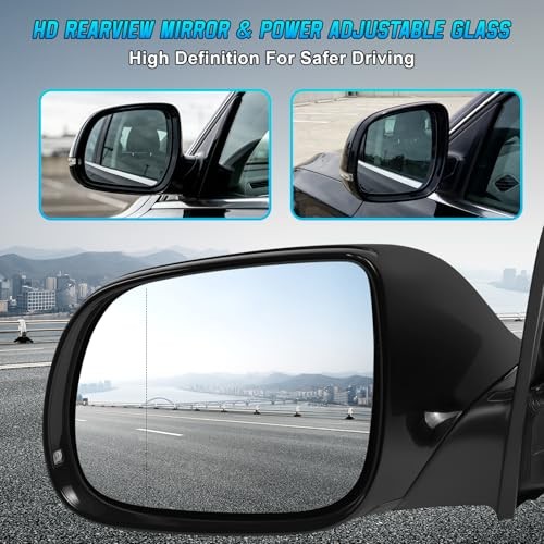 9 Pins Side Mirror Assembly Compatible with Audi Q5 2009 2010 Left Driver Side