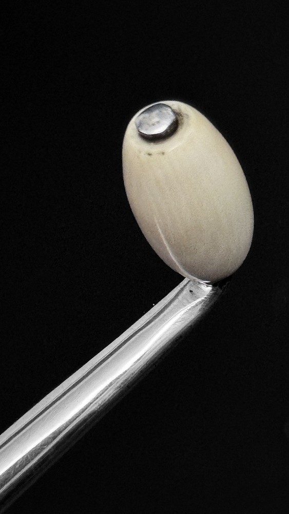 Frantz Hingelberg Modernist Deco Danish Sterling Silver Pepper Mill
