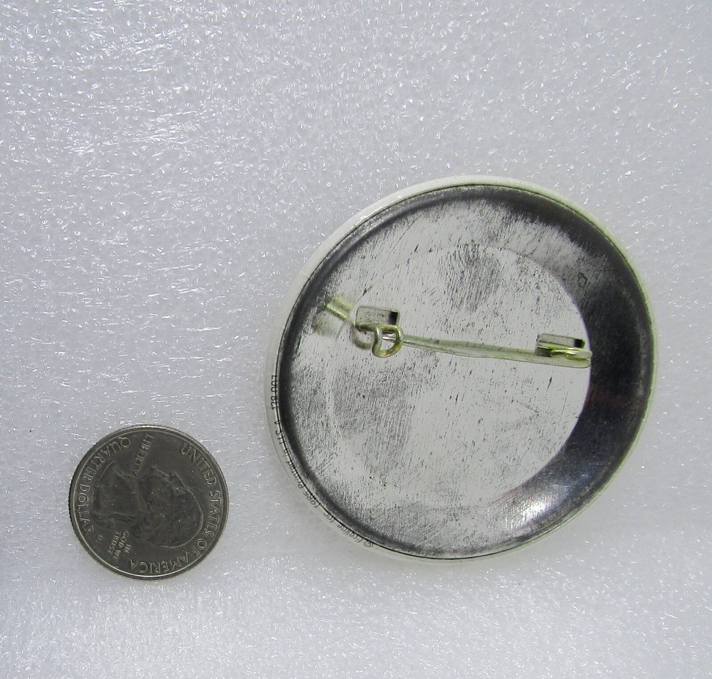 Break For Books Button Pin