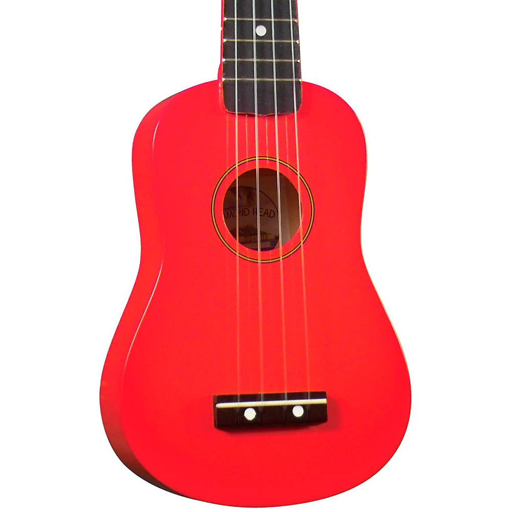 Diamond Head DU-10 Soprano Ukulele Red Black Fingerboard