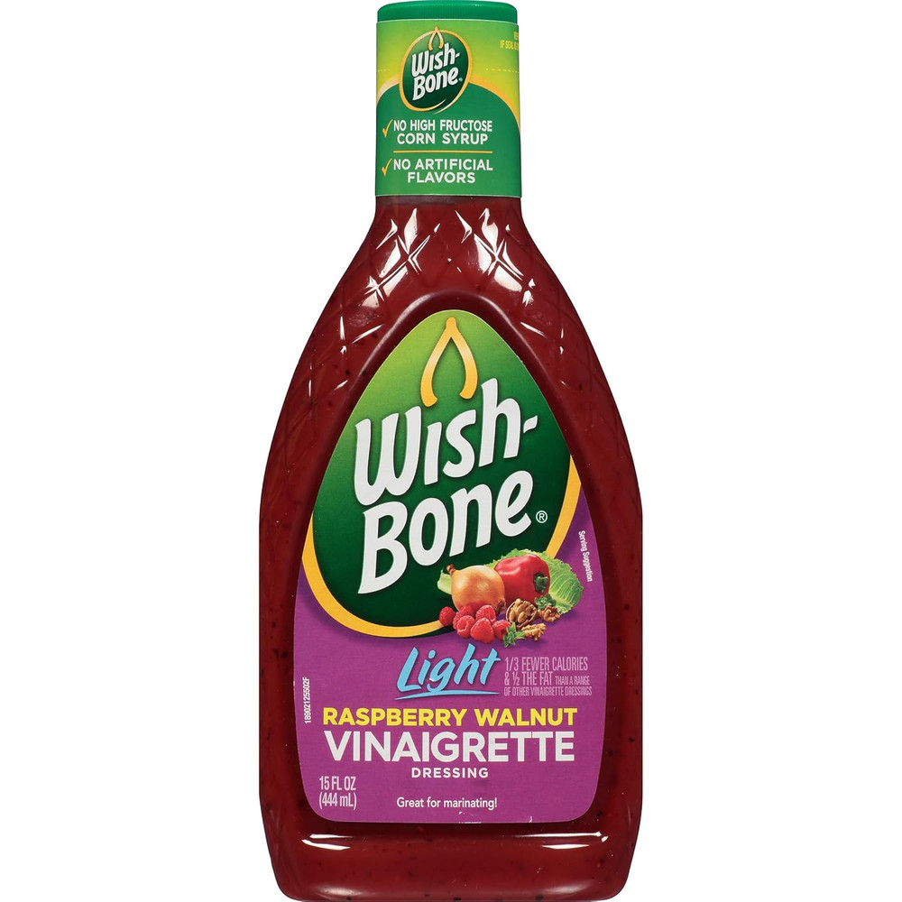 Light Raspberry Walnut Vinaigrette Dressing,15 FL Oz Bottle