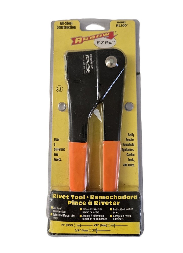 NIP Arrow Fasterner E -Z Pull 3 size Rivet Tool