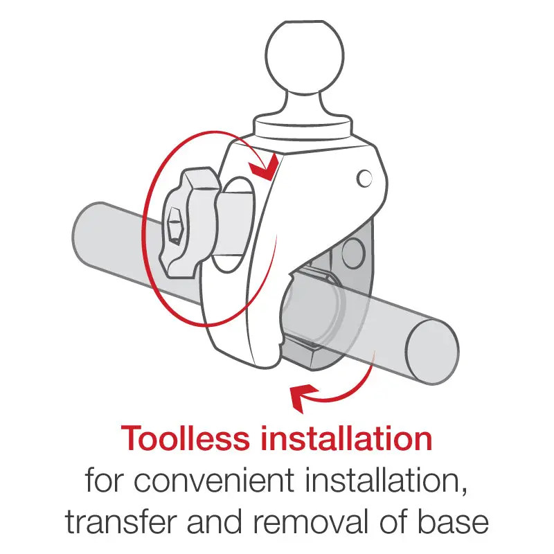 RAM Mounts Tough-Claw Ball Base Small