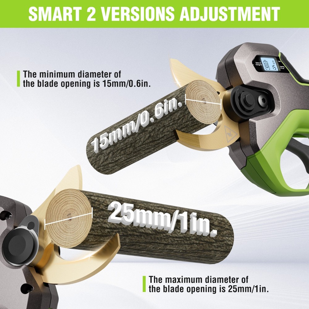 Cordless 12V Electric Pruning Shears, Battery Powered Pruning Shears Cordless