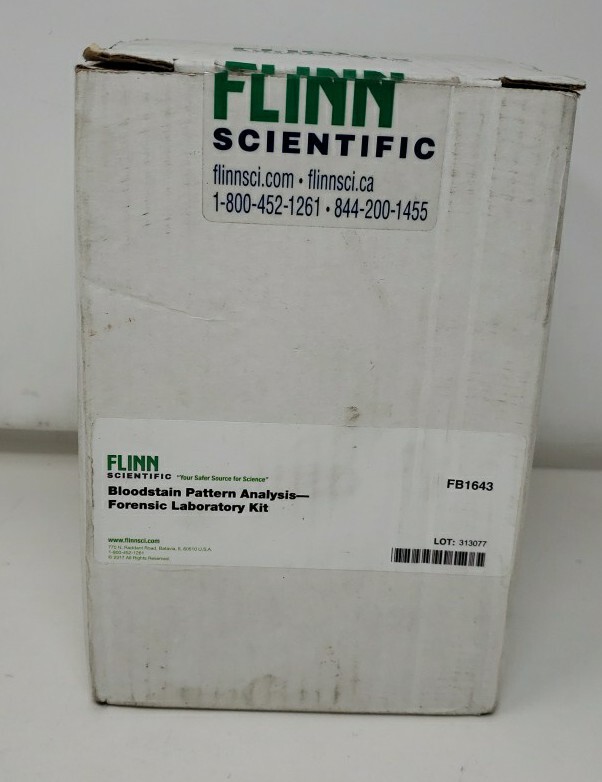 FLINN Scientific Bloodstain Pattern Analysis- Forensic Laboratory Kit, FB1643