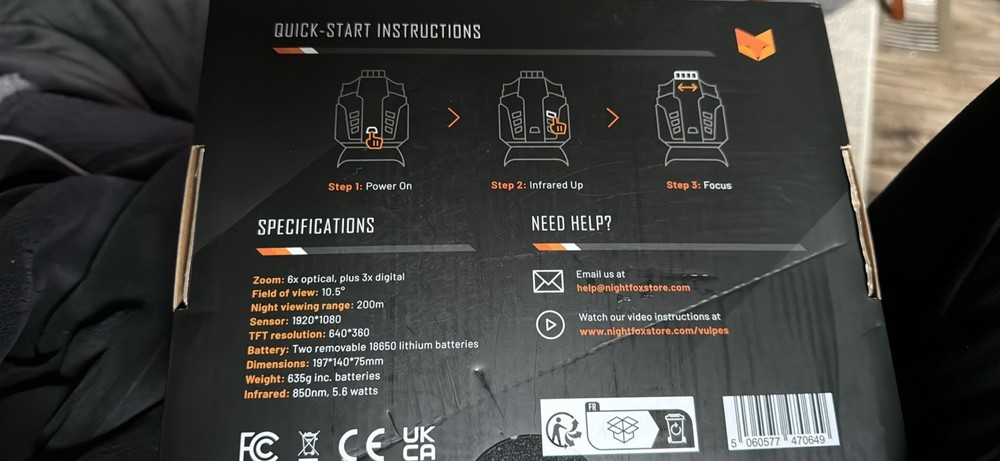 Laser Nightfox Vulpes Rangefinder