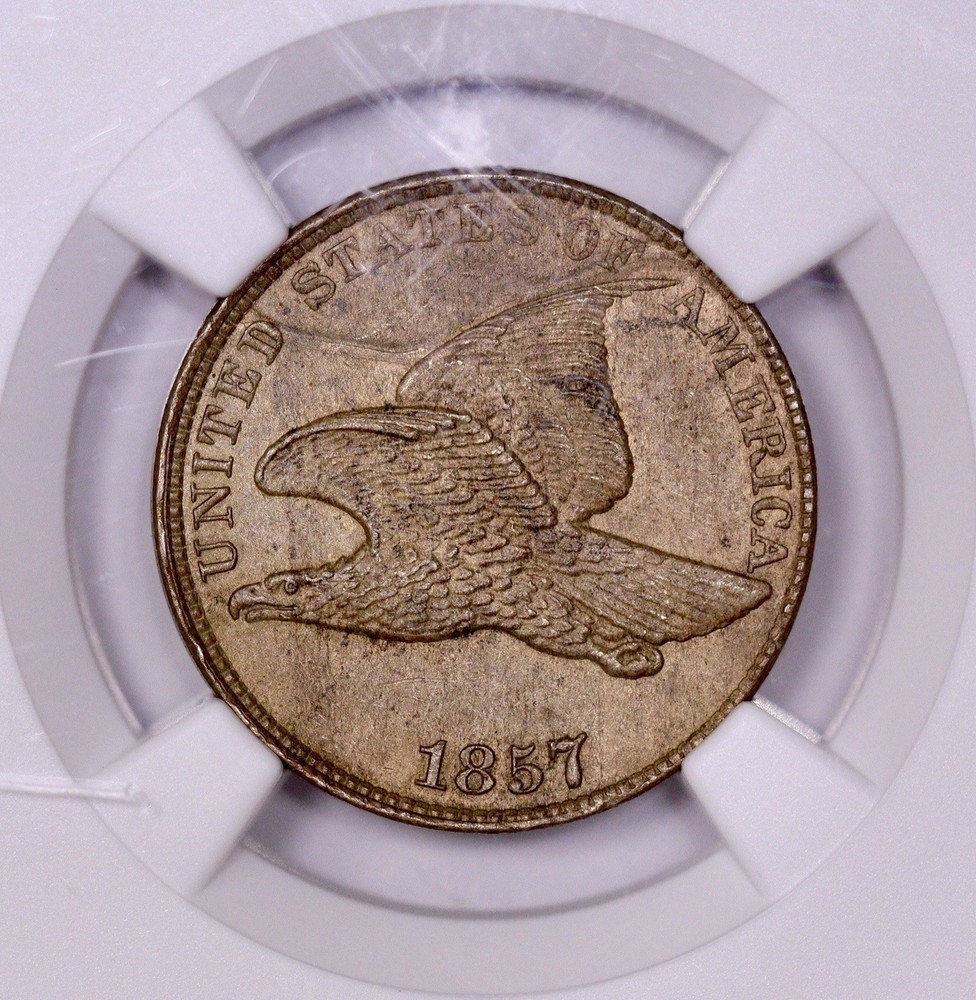1857 Flying Eagle Cent NGC MS63 - Great Type Coin!