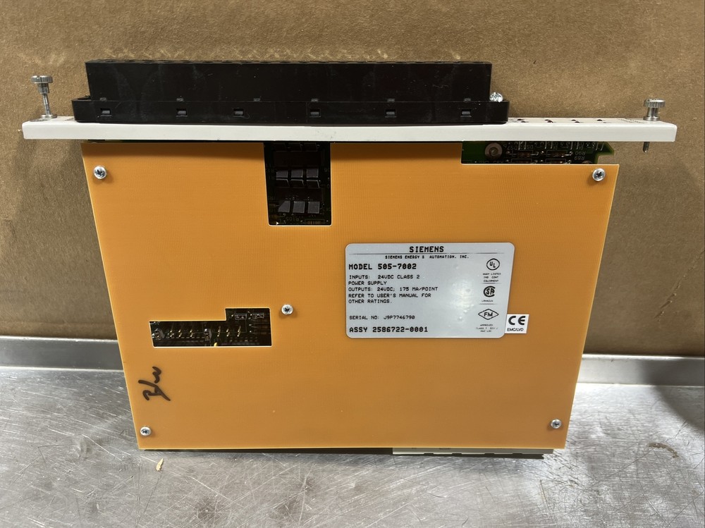 Siemens 505-7002 High Speed Counter/Encoder Used Surplus