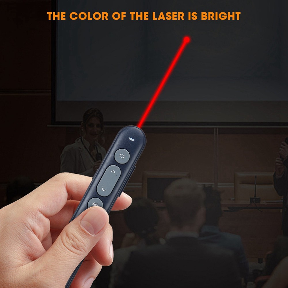 Wireless Presenter Power Point Mouse Clicker Pointer Presentation Remote Fit