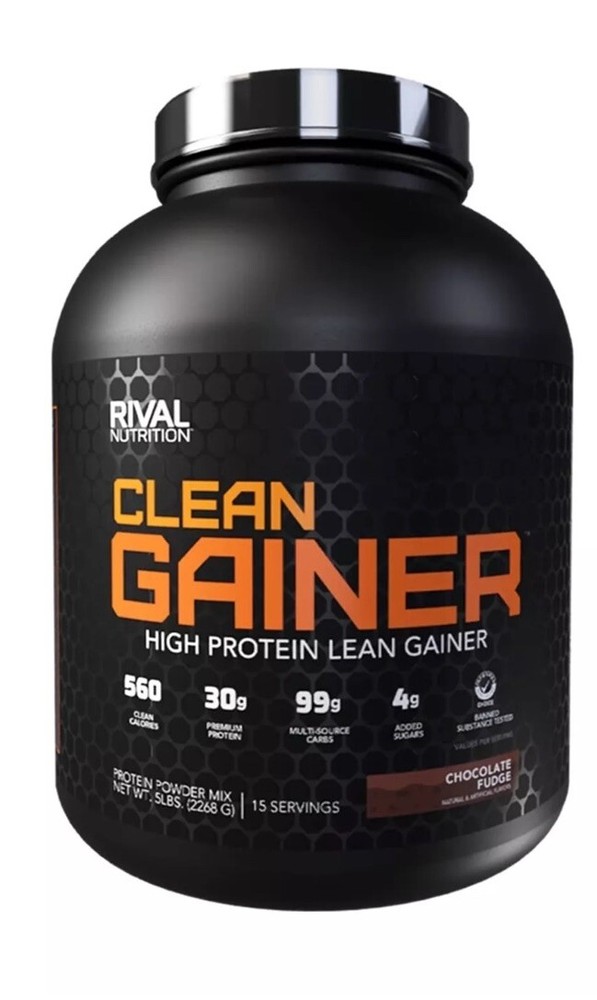 Rivalus Clean Gainer - Chocolate Fudge, 5lbs