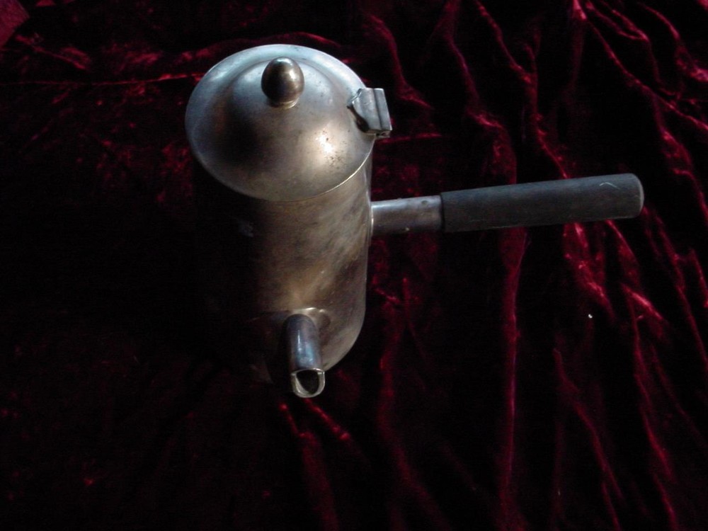 Pre WWl early 1900's USN US Navy Officers Mess side handled coffee server