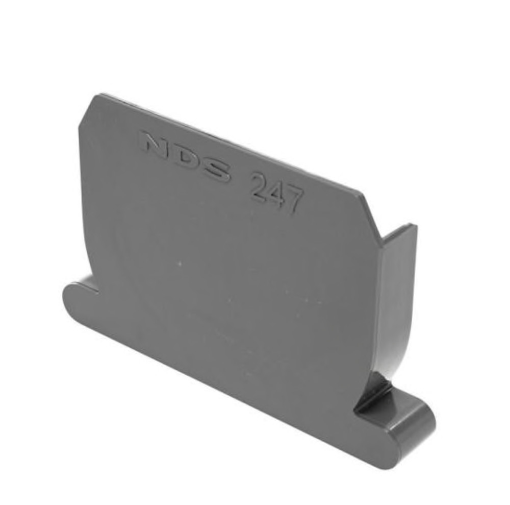 NDS 247 Spee-D 4 inch Channel Gray End Cap