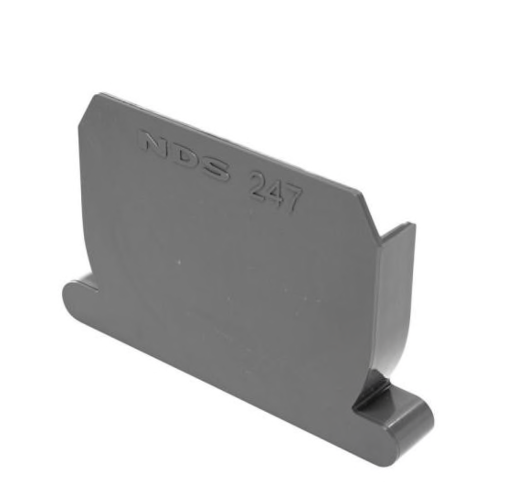 NDS 247 Spee-D 4 inch Channel Gray End Cap