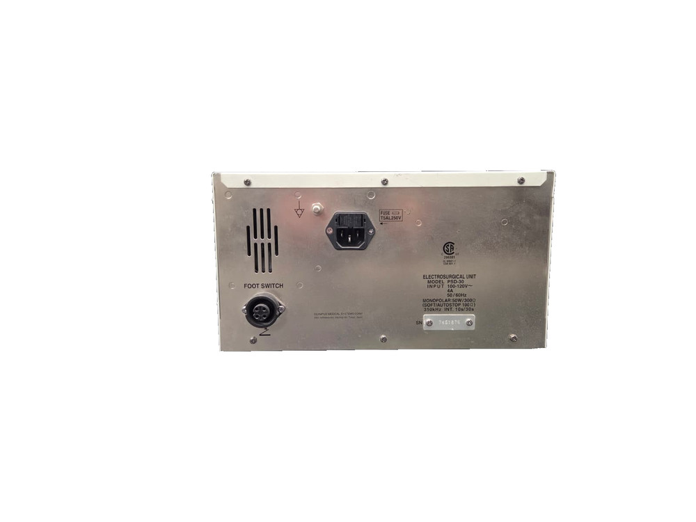 Olympus PSD-30 ELECTROSURGICAL UNIT.PARTS ONLY