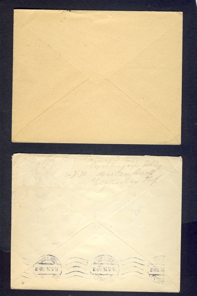 Czechoslovakia 1919/21 Two Covers to Sweden