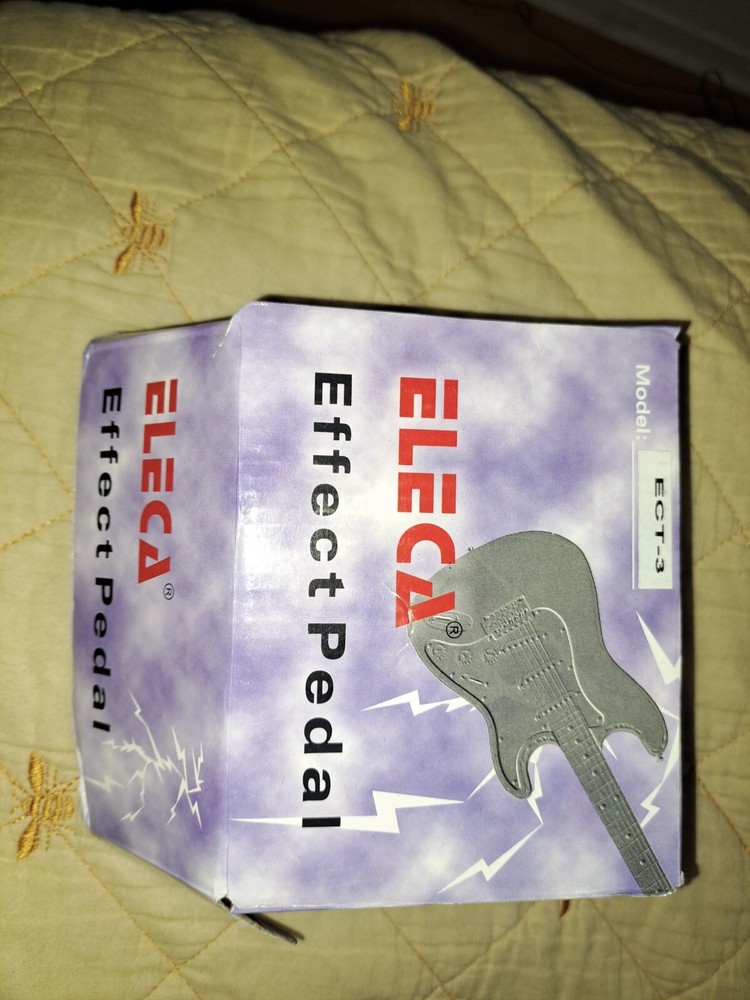 Eleca Chromatic Tuner Guitar Pedal + Box Instructions