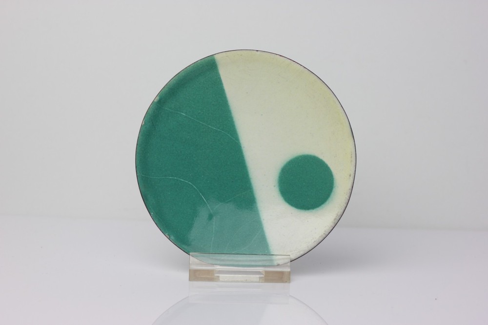 5 Edward Winter Enamel Abstract Unique Dishes 3.5"