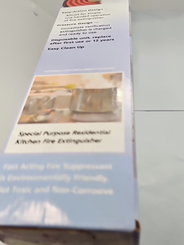 Kidde, KID21008173MTL, Kitchen Fire Extinguisher White