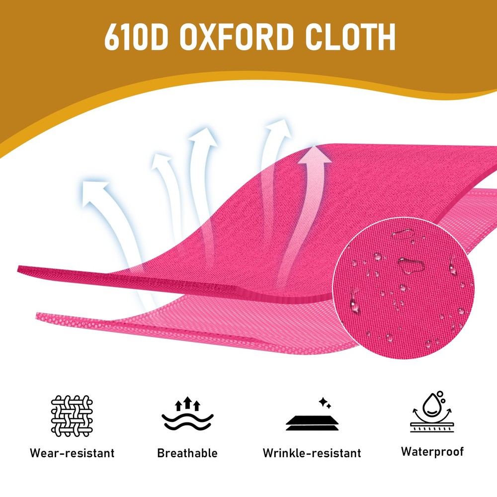 Portable Folding Camping Cot with Carrying Bag Army Pink
