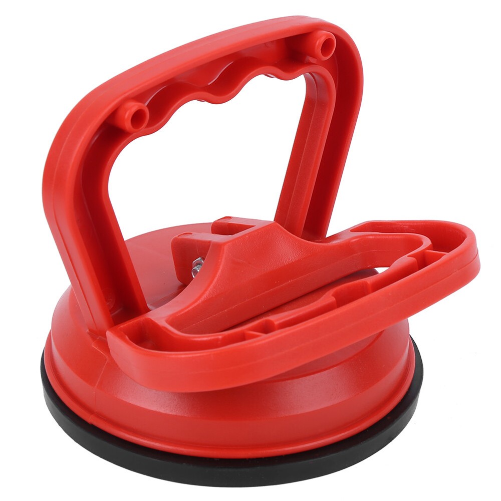 Glass Suction Cup Plate Puller Single Claw Red ABS+PVC Tile Floor Sheet Lifter