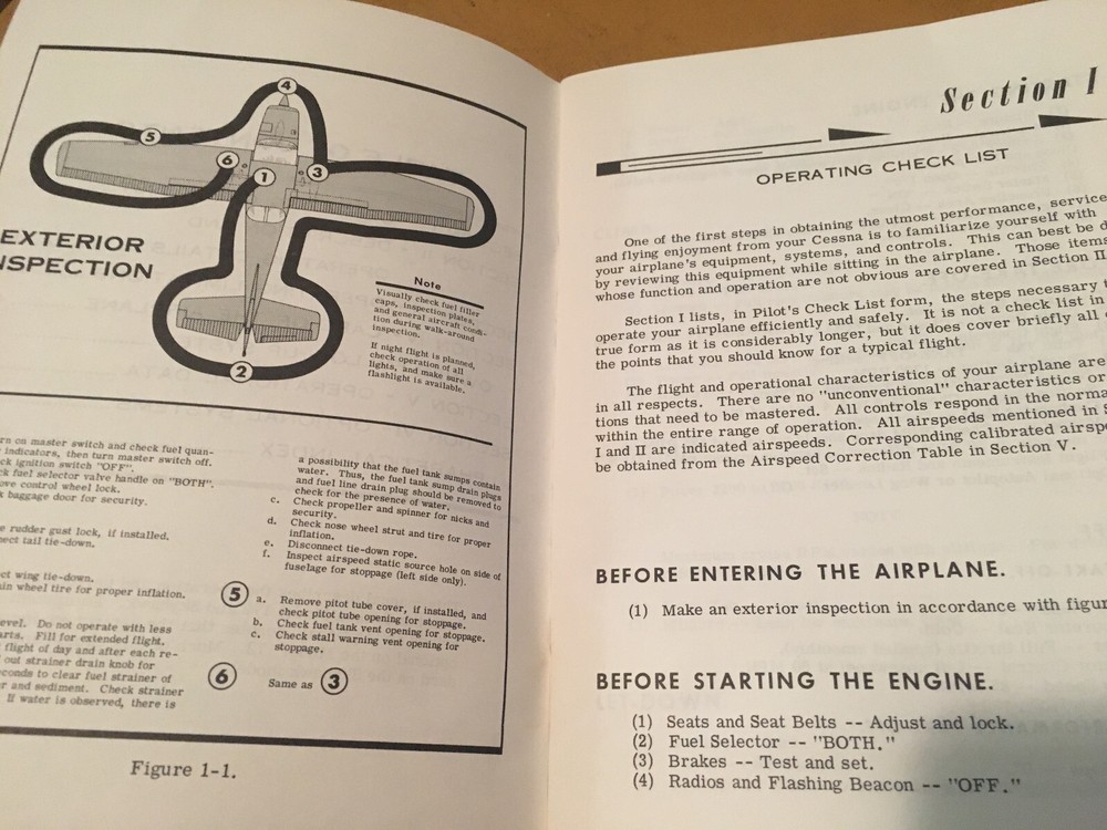1968 Cessna 172 Owner's Manual