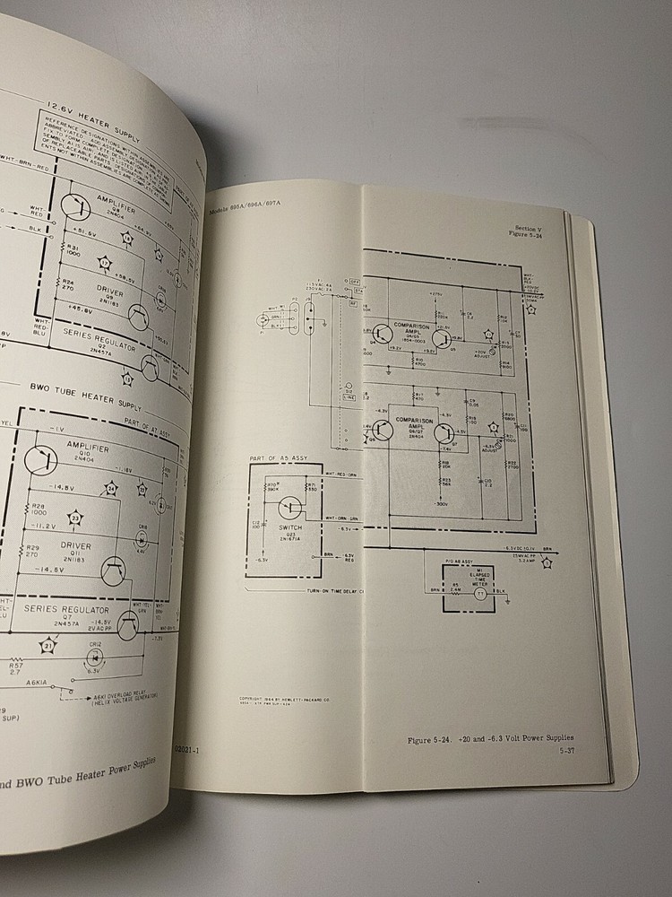 HP 695A / 696A / 697A Sweep Oscillators ~ Operating & Servicing Manual