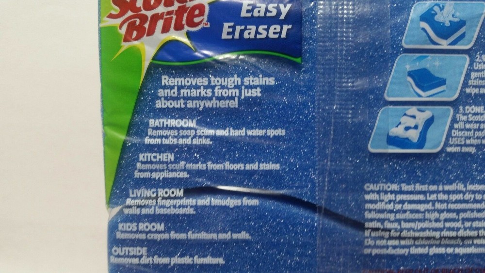 Scotch Brite Easy Eraser 3M Disposable Cleaning Pads Select Quantity
