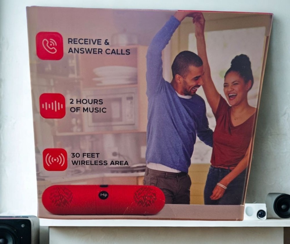 iHip Jambar Wireless Speaker One Size Red
